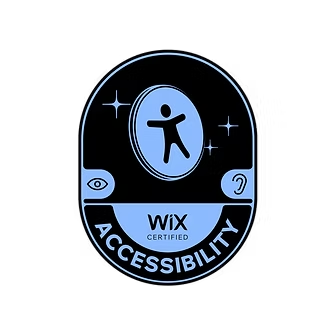 Wix Accessibility Certified Partner badge