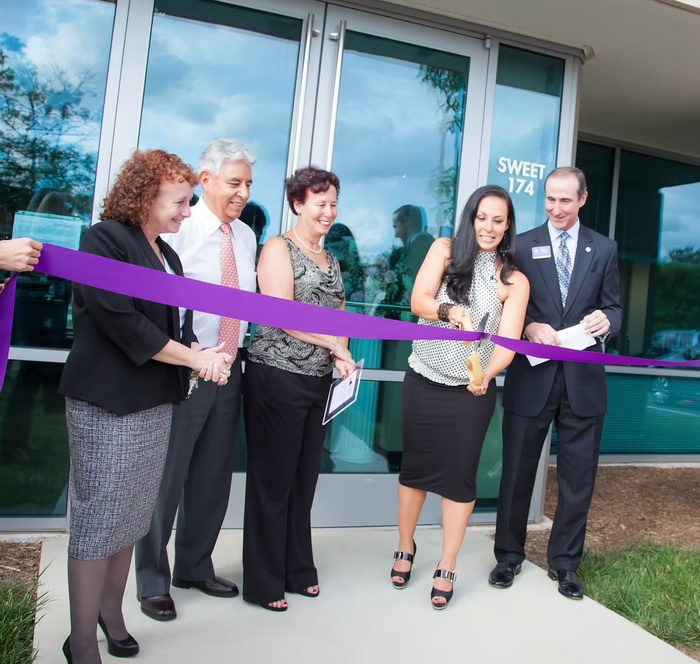 Ribbon cutting