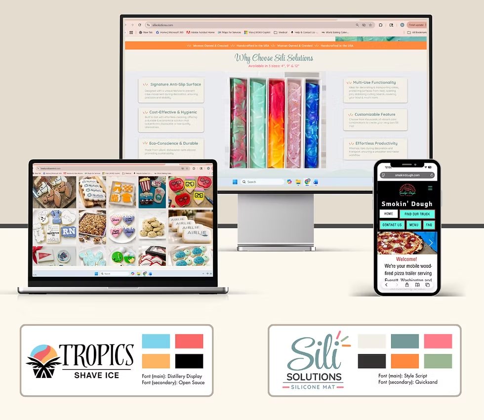 Visual elements and typography examples